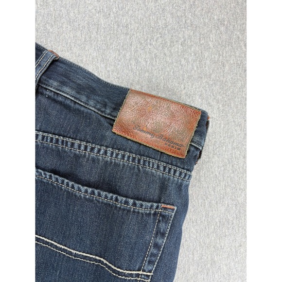 Tommy Bahama Classic Fit Straight Denim Jeans Mens Size 35x34 Dark Wash Comfort - Picture 1 of 10